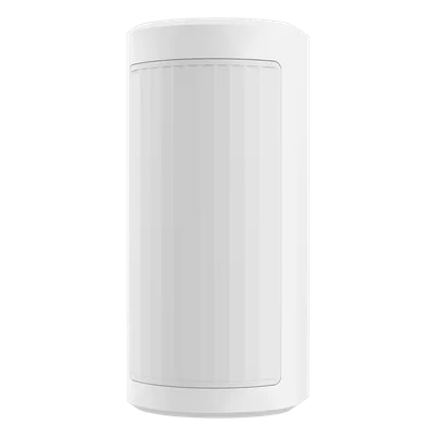 Detector PIR Doble Exterior / 18 m (59 ft) de Alcance / 90° Cobertura / Inmunidad Mascotas 24 kg / IP65 / 118 Zonas Cruzadas / Antisabotaje