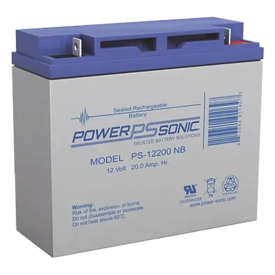 Batería de Respaldo AGM/VRLA / 12V / 20Ah / Terminales NB2 / 5 Años Vida Útil / Certificación UL