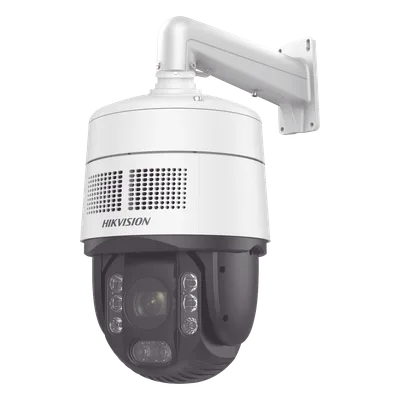 Cámara Domo PTZ IP / 4 Megapixel / 32X Zoom Óptico / IR 200 m (656.2 ft) / Alerta Audible y Luz Estroboscópica 100 m (328.1 ft) / AcuSense / Autoseguimiento 2.0 / IP67 / IK10 / Hi-PoE