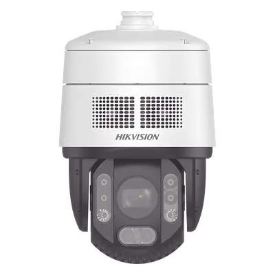 Cámara Domo PTZ IP / 4 Megapixel / 32X Zoom Óptico / IR 200 m (656.2 ft) / Alerta Audible y Luz Estroboscópica 100 m (328.1 ft) / AcuSense / Autoseguimiento 2.0 / IP67 / IK10 / Hi-PoE