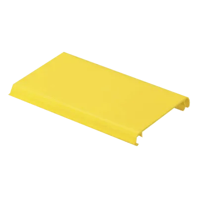 Tapa con Bisagra para Canaleta / Sistema 4x4 / PVC Rígido 94V-0 / Apertura 30° a 90° / 3 m (10 ft) / Amarillo