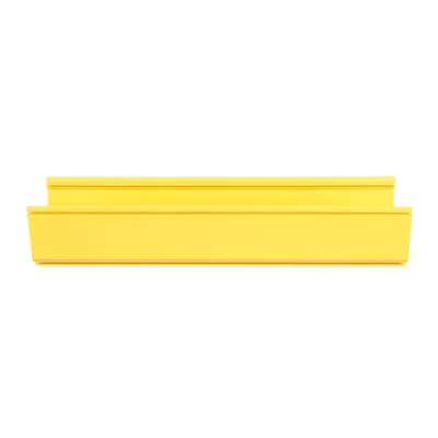 Canaleta para Cableado Estructurado / PVC Rígido / 6x4 Pulgadas / 3 m (9.8 ft) de Largo / Capacidad 3819 Cables / Color Amarillo