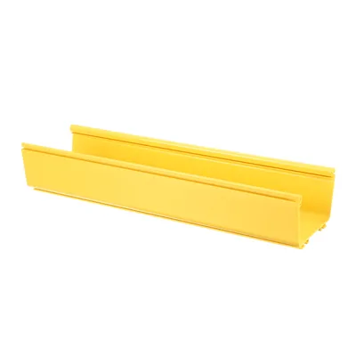 Canaleta para Cableado Estructurado / PVC Rígido / 6x4 Pulgadas / 3 m (9.8 ft) de Largo / Capacidad 3819 Cables / Color Amarillo