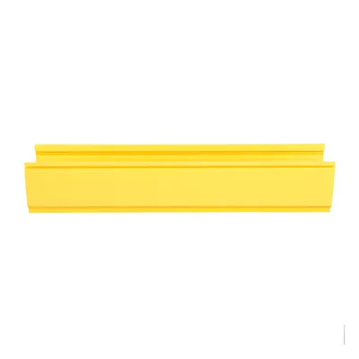 Canaleta de Enrutamiento de Fibra Óptica / 4x4 pulgadas / PVC Rígido UL 94V-0 / 3 m (9.8 ft) de Largo / Radio de Curvatura 2' / Color Amarillo