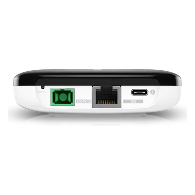 ONU XGS-PON / 10 Gbps Simétricos / Alcance 20 km / Puerto LAN 10G / SC/APC / Gestión UISP