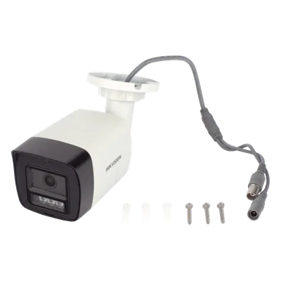 Cámara Bala TURBOHD / 2 Megapixel / Dual Light 30 m (98.4 ft) IR + 20 m (65.6 ft) Luz Blanca / Audio Bidireccional Full Duplex / IP67 / Metal