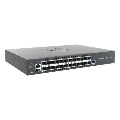 Switch Core/Distribución / 24 Puertos SFP+ 10 Gbps / Capa 2 y 3 / 480 Gbps Throughput / Doble Fuente AC Redundante / 1U Rack