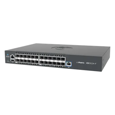 Switch Core/Distribución / 24 Puertos SFP+ 10 Gbps / Capa 2 y 3 / 480 Gbps Throughput / Doble Fuente AC Redundante / 1U Rack
