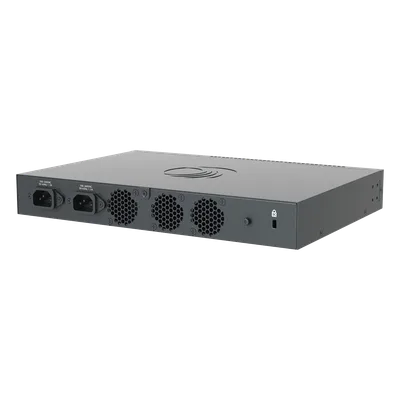 Switch Core/Distribución / 24 Puertos SFP+ 10 Gbps / Capa 2 y 3 / 480 Gbps Throughput / Doble Fuente AC Redundante / 1U Rack