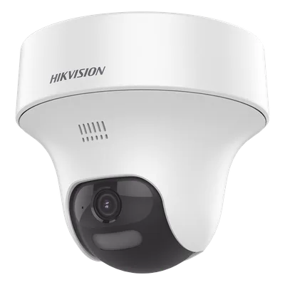 Cámara Domo Turret Turbo HD / 2 Megapixel / Dual Light 25 m (82 ft) IR + 20 m (65.6 ft) Luz Blanca / Audio Bidireccional / Interior