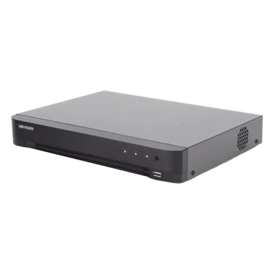 DVR Pentahíbrido / 4 Canales TURBOHD + 2 Canales IP / 3K Lite 5 Megapixel / Audio Bidireccional Coaxitron / Reconocimiento Facial / AcuSense / 1 Bahía HDD 10 TB