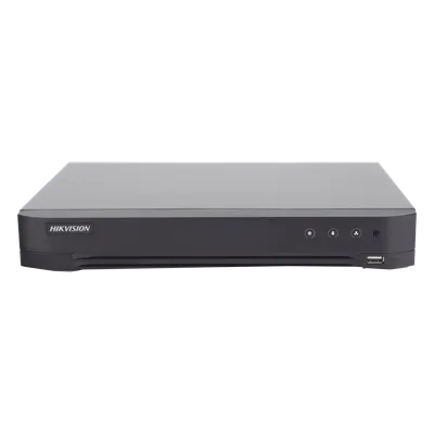 DVR Pentahíbrido / 4 Canales TURBOHD + 2 Canales IP / 3K Lite 5 Megapixel / Audio Bidireccional Coaxitron / Reconocimiento Facial / AcuSense / 1 Bahía HDD 10 TB