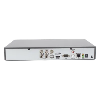 DVR Pentahíbrido / 4 Canales TURBOHD + 2 Canales IP / 3K Lite 5 Megapixel / Audio Bidireccional Coaxitron / Reconocimiento Facial / AcuSense / 1 Bahía HDD 10 TB