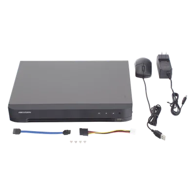 DVR Pentahíbrido / 4 Canales TURBOHD + 2 Canales IP / 3K Lite 5 Megapixel / Audio Bidireccional Coaxitron / Reconocimiento Facial / AcuSense / 1 Bahía HDD 10 TB