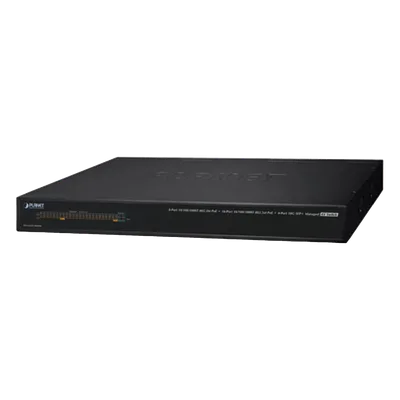 Switch AV Profesional / 24 Puertos PoE Gigabit / 8 PoE++ 95W / 16 PoE+ 32W / 4 SFP 10G / 480W / Sin Ventilador