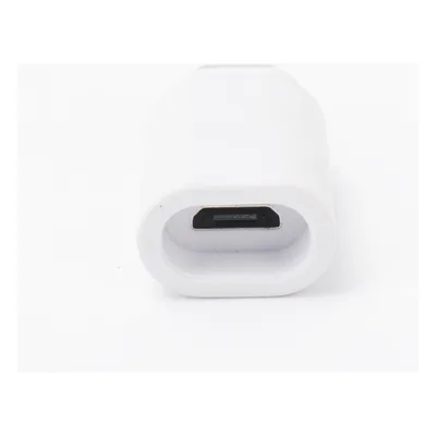 Adaptador de Conexión / Micro USB a USB-C / Compatible Panel Solar y Cámara Batería / Plástico Resistente