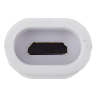 Adaptador de Conexión / Micro USB a USB-C / Compatible Panel Solar y Cámara Batería / Plástico Resistente