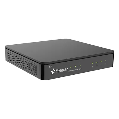 Conmutador IP SIP / 20 extensiones / 10 llamadas simultáneas / 2 puertos FXO analógicos