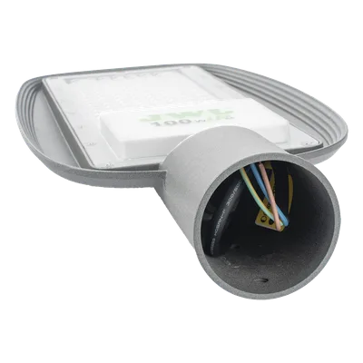 Luminaria LED Exterior / 100 W / 10,000 lm / 6,500 K / Fotocelda / IP66 / Ángulo Ajustable 65°-135° / 100-265 V CA