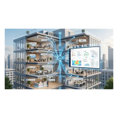 Plataforma IoT / Licencia Anual / Sin Código / LoRaWAN + MQTT + Webhook / Dashboards Personalizables / Alertas Inteligentes