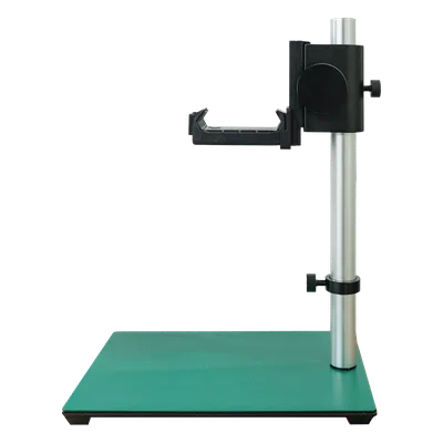 Soporte de Escritorio / Ajuste 20 a 180 mm (0.79 a 7.09 in) / Carga 0.4 kg (0.88 lb) / Pinza 58 a 100 mm (2.28 a 3.94 in) / Aleación de Aluminio / Compatible Series Pocket y Mini