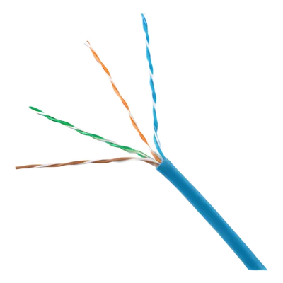 Bobina de Cable UTP / 305 m (1000 pies) / Cat 6 / 23 AWG / CMP Plenum / 4 Pares / HDPE / Cobre Sólido