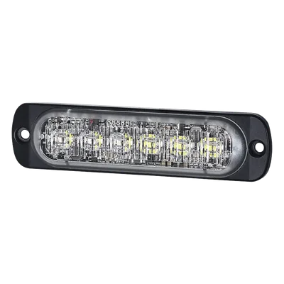 Luz Auxiliar LED / 12 LEDs Dual Color / SAE Class 1 / ECE R65 Class 1 / IPX7 / Perfil 9 mm (0.35 pulg)