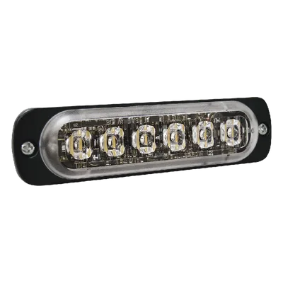 Luz Auxiliar LED / 6 LED Alta Potencia / Perfil Bajo 9 mm / SAE Clase 1 / ECE R65 / IPX7 / Sincronización 15 Unidades