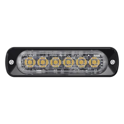 Luz Auxiliar LED / 6 LED Alta Potencia / Perfil Bajo 9 mm / SAE Clase 1 / ECE R65 / IPX7 / Sincronización 15 Unidades