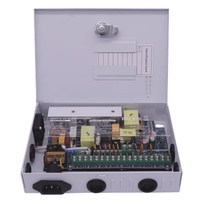 Fuente de Alimentación Profesional / 9 Canales / 16 A Total / 1.8 A por Canal / Voltaje Ajustable 11-15 VCC / 200 W / Operación -20°C a 70°C