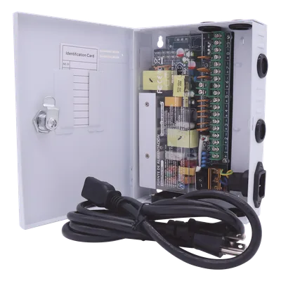 Fuente de Alimentación Profesional / 9 Canales / 16 A Total / 1.8 A por Canal / Voltaje Ajustable 11-15 VCC / 200 W / Operación -20°C a 70°C