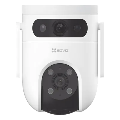 Cámara PT IP / Doble Lente 10 Megapixel / 3K 2880x1620 / Wi-Fi 2.4 GHz / IR 30 m (98.4 ft) / Visión Nocturna a Color / Audio Bidireccional 100 dB / IP65