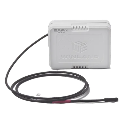 Transmisor Inalámbrico / Sensor de Temperatura y Humedad / Detección de Agua / 2.4 GHz 7 Canales / Alcance 152.4 m (500 ft) / Alimentación Dual AA o 12-24 V DC