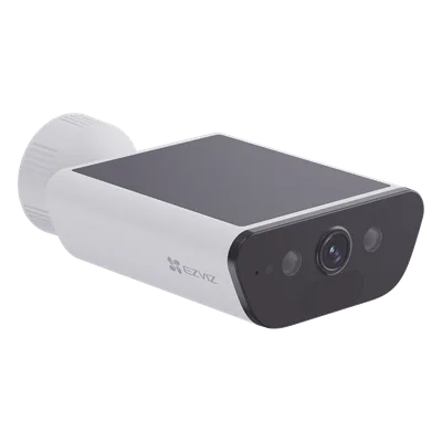 Cámara IP de Batería con Panel Solar / 4K Ultra HD / Wi-Fi 6 / Visión Nocturna Color 15 m (49.2 ft) / Detección Humana y Vehículos / IP65 / Audio Bidireccional