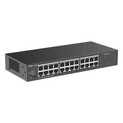 Switch No Administrable / 24 Puertos Gigabit / 48 Gbps / Sin Ventilador / Protección 4 kV