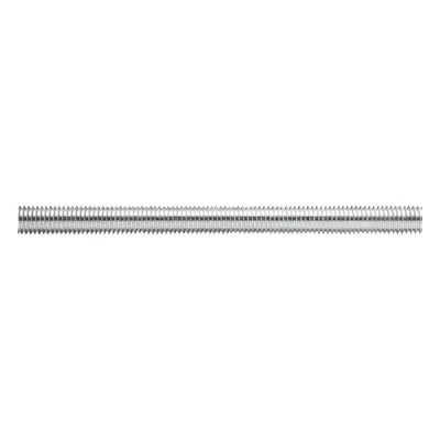 Varilla Roscada de Acero / Grado 1 SAE J429 / 1/4" (6.4 mm) / Longitud 3 m (9.8 ft) / Zinc 5 Micras / Resistencia 8.45 kN (1900 lb)