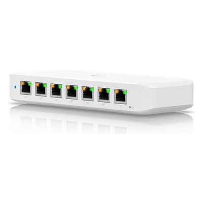 Switch PoE Capa 2 / 8 Puertos GbE / 7 Puertos PoE+ / 1 Puerto Entrada PoE++ / 52 W Presupuesto PoE / 16 Gbps Capacidad de Conmutación / Montaje Versátil