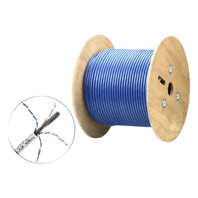 Cable SF/UTP / 4 Pares 23 AWG / 400 MHz / 4K / 305 m (1000 ft) / PoE+ / HDBaseT
