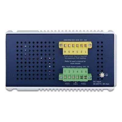Switch Industrial Capa 3 / 8 Puertos Gigabit PoE++ / 2 Puertos SFP 1G/2.5G / 4 Puertos SFP 10G / Rango de Temperatura -40 a 75°C (-40 a 167°F) / Montaje DIN o Pared