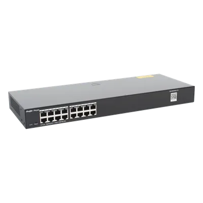 Switch Administrable / 16 Puertos Gigabit / Gestión en la Nube Gratuita / Prevención de Bucles / Montaje Rack
