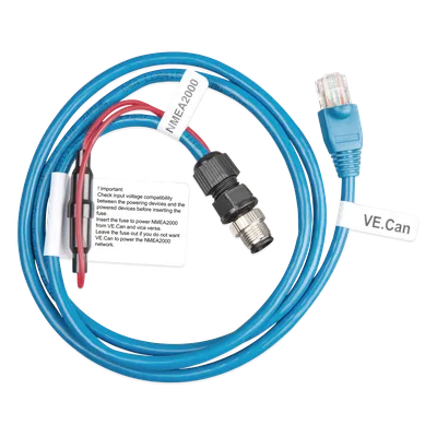 Cable de Interfaz Náutico / VE.CAN a NMEA 2000 / Certificado NMEA 2000 / Compatible Simrad Lowrance Garmin / Diseño Marinizado