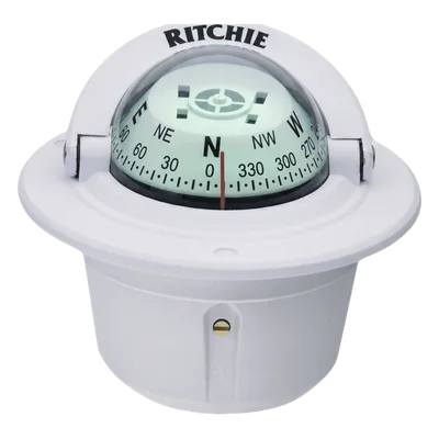 Brújula de Navegación Marítima / Dial 70 mm / Iluminación Nocturna Verde / Montaje Flush / 100% Reparable