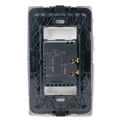 Dimmer Rotativo / 300 W / 127 V CA / Instalación en Muro / Blanco