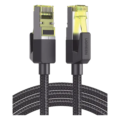 Cable Ethernet Cat7 / Blindaje F/FTP / 3 Metros (9.84 Pies) / 10 Gbps / 600 MHz / Conectores Oro