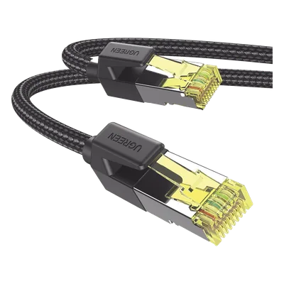 Cable Ethernet Cat7 / Blindaje F/FTP / 3 Metros (9.84 Pies) / 10 Gbps / 600 MHz / Conectores Oro