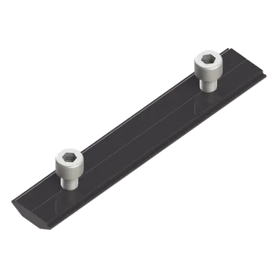 Conector de empalme / Riel 5 y 8 / Aluminio anodizado / Ensamblaje rápido