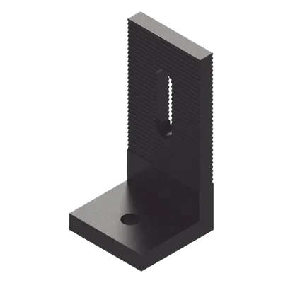 Soporte L para Panel Solar / Montaje en Concreto / Compatible con Tornillo Expansor EPL-ES-8/70 / Estructuras Personalizadas