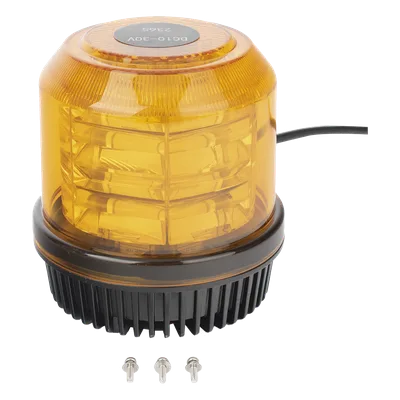 Burbuja de señalización / 12 LEDs ámbar / 10-30 VDC / IP66 / 24W / Ø115×126 mm / 0.38×0.41 ft