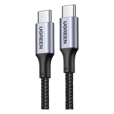 Cable USB-C a USB-C / Carga Rápida 100W / Transferencia 480 Mbps / PD3.0 / QC4.0 / Nylon Trenzado / 2 m (6.6 ft)