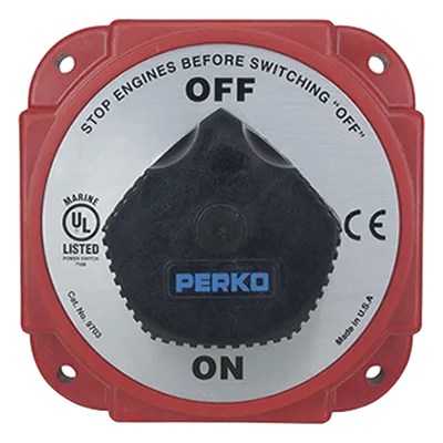 Interruptor de Desconexión de Batería / 480 A Continuos / 1200 A Intermitentes / 6-32 VDC / Terminales 1/2 Pulgada / Montaje Marino